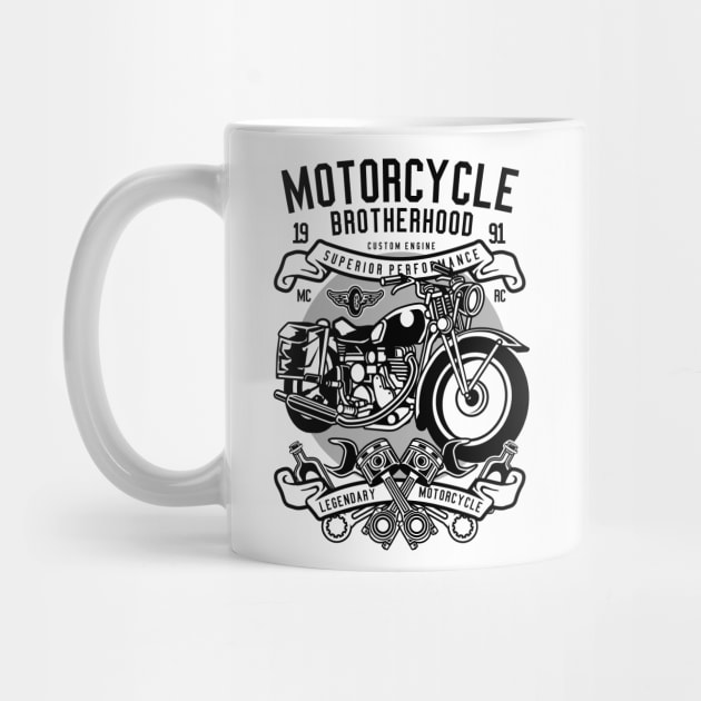 Classic Motorcycle Brotherhood by Z1